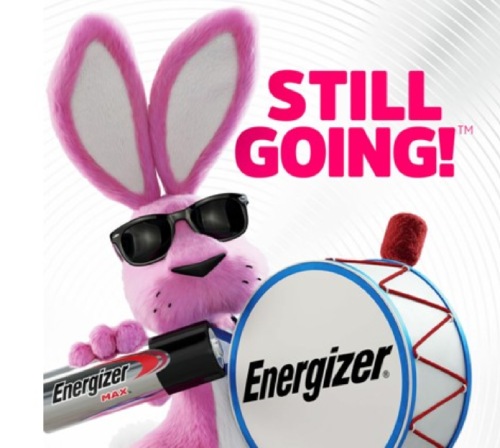 100 anuncios publicitarios con eslogan: Mejores slogans. Pilas Energizer: todavía adelante. 