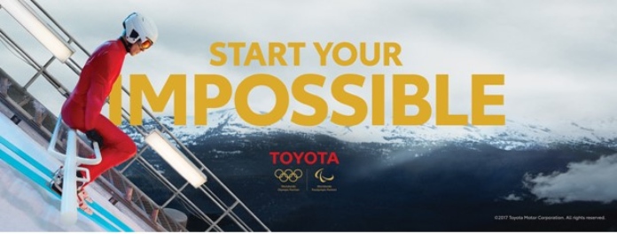 100 anuncios publicitarios con eslogan: Mejores slogans. Toyota: Pon en marcha tu imposible.