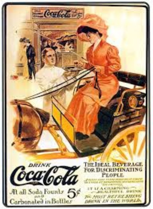 100 anuncios publicitarios con eslogan: Mejores slogans. Coca-Cola: la bebida ideal para personas distinguidas. 