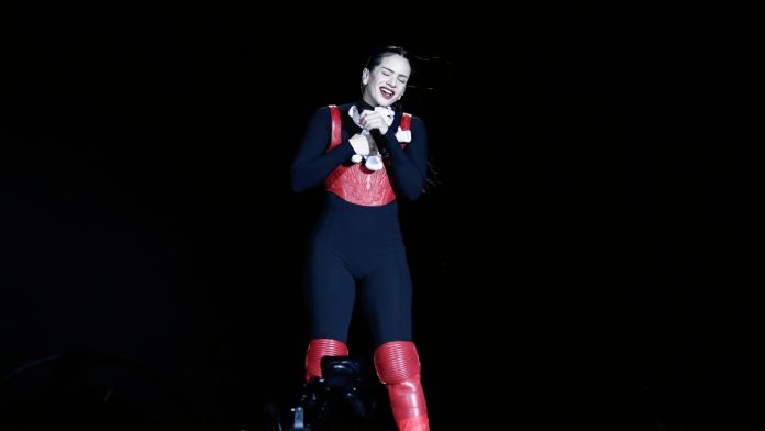 Rosalía en el Zócalo capitalino