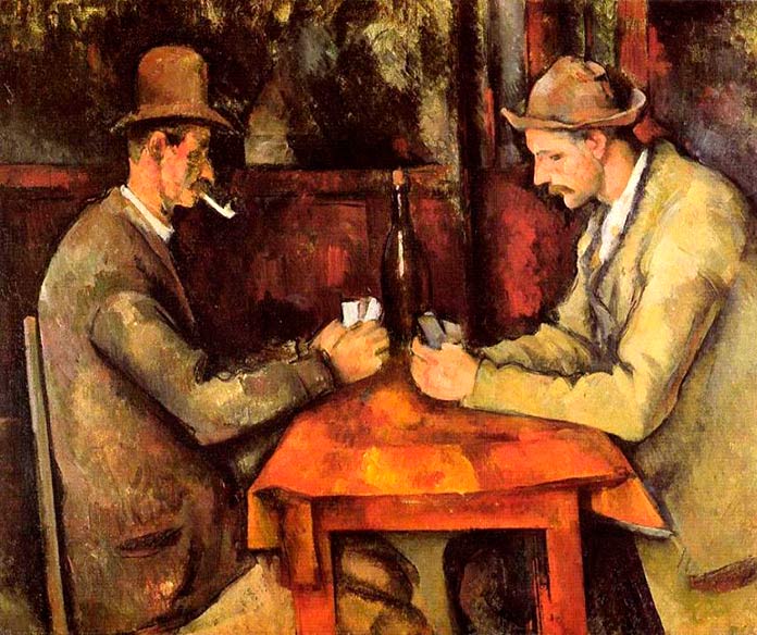 'Los jugadores de cartas', de Paul Cézanne.