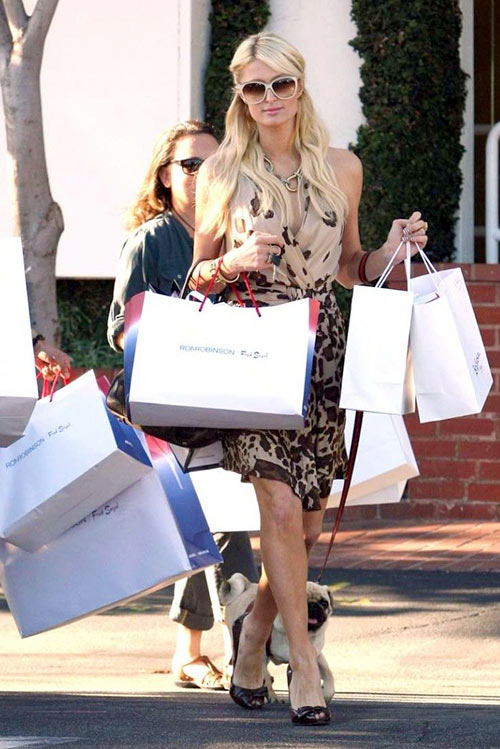 Adicta a las compras: Paris Hilton