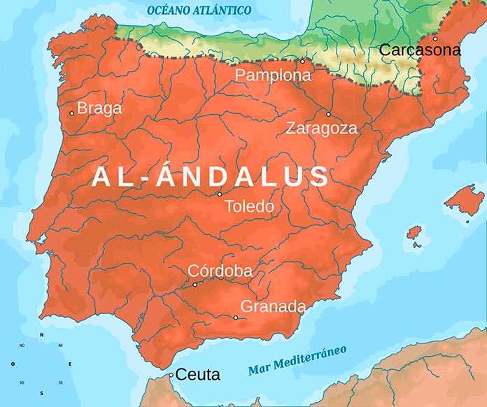 Al-Ándalus en 732