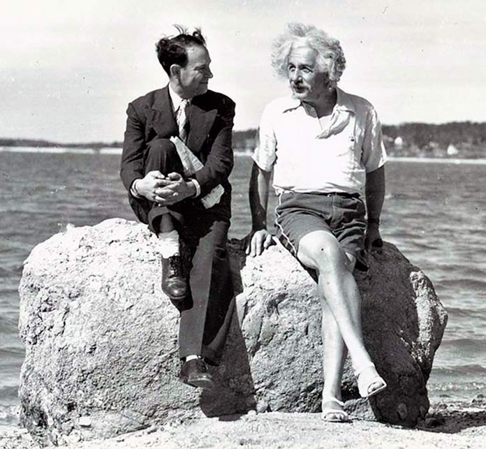 Albert Einstein durante el verano de 1939