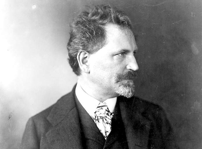 Retrato de Alfons Mucha.