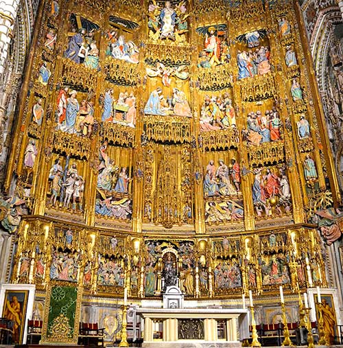 Altar mayor de la catedral de Toledo