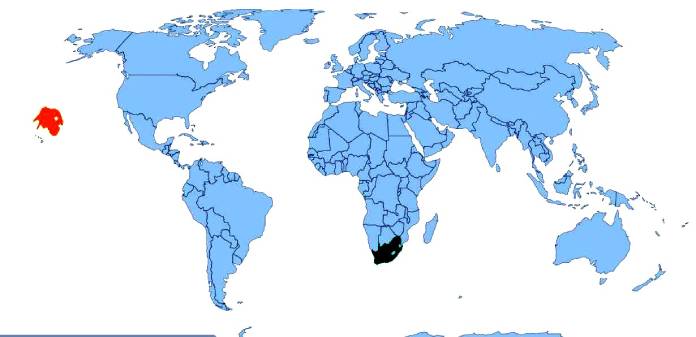 Antípodas: Sudáfrica