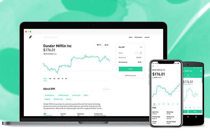 Apps para invertir en bolsa: Robinhood