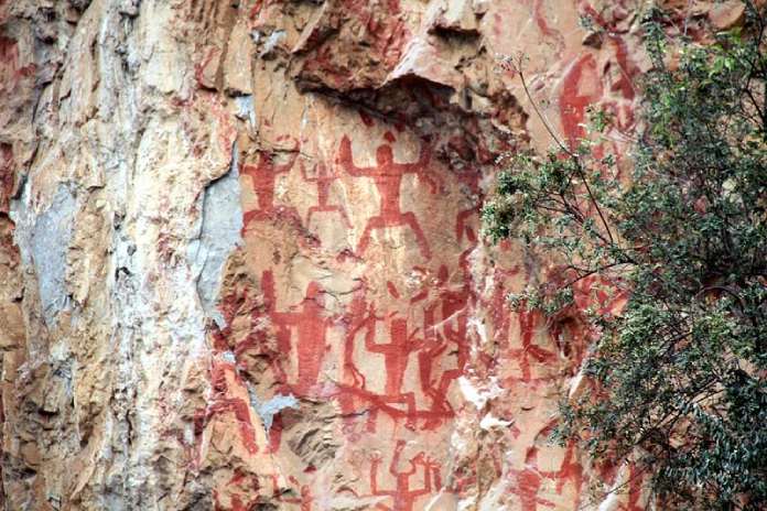 Arte prehistórico. Zuojiang Huashan.