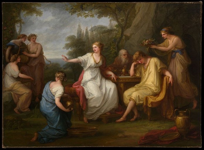 Autores neoclásicos. El dolor de Telémaco (1783). Metropolitan Museum of Art. New York.