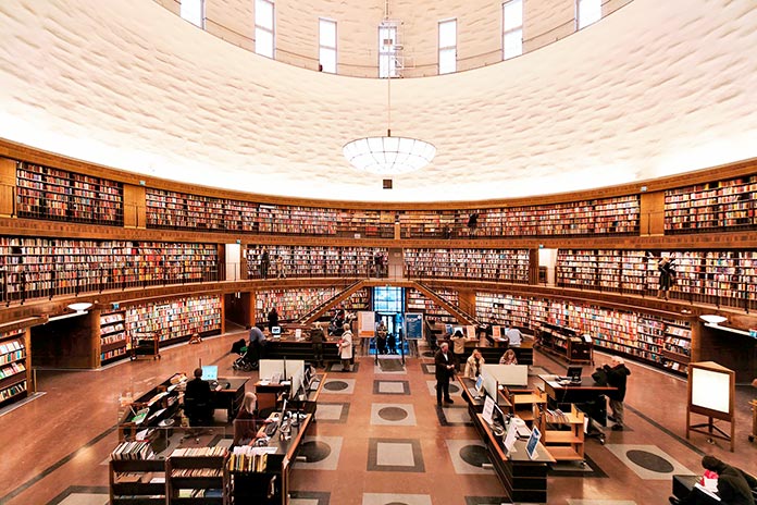 Biblioteca Pública de Estocolmo, Suecia