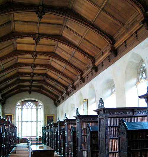 Biblioteca del Saint John’s College, Cambridge, Reino Unido