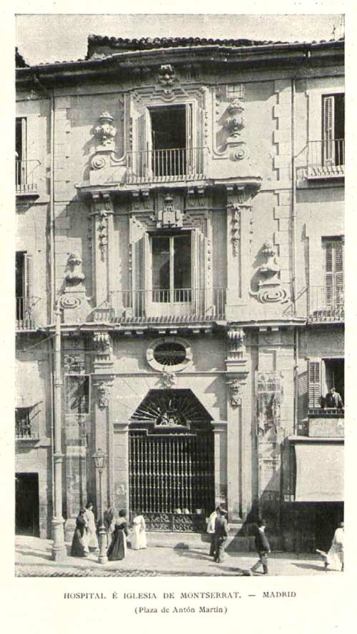 Fachada del hospital de Montserrat