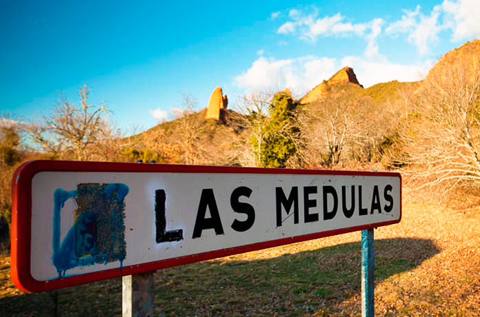 Señal de entrada a Las Médulas