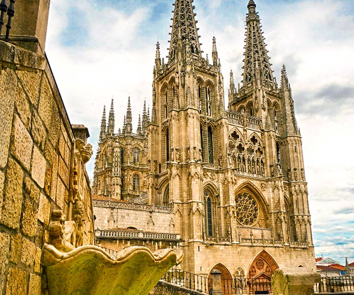 Fachada principal de la Catedral de Burgos