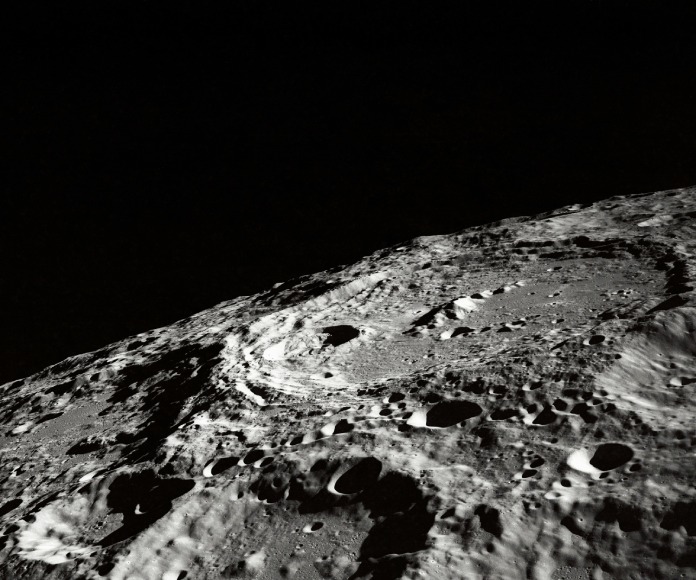 Cráteres lunares.