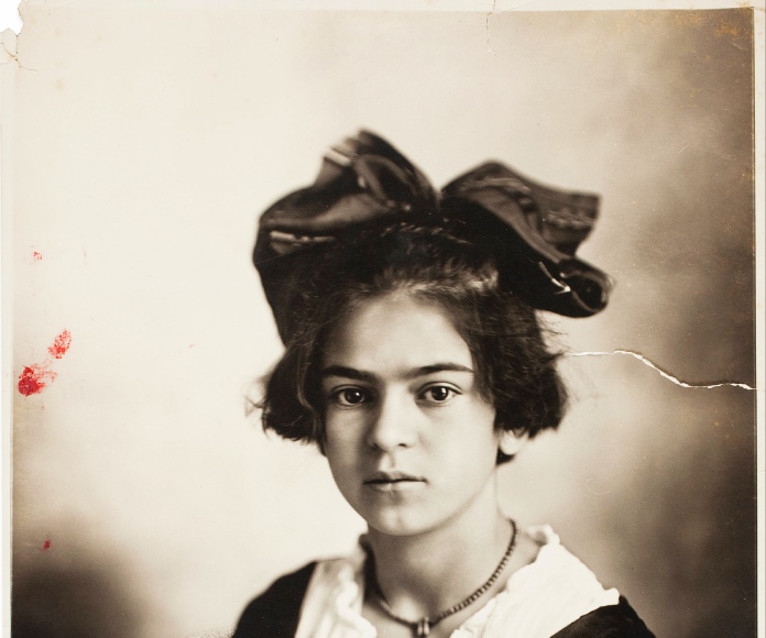 Retrato de Frida Kahlo en su infancia.