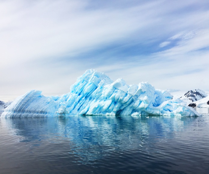 Glaciar antártico.