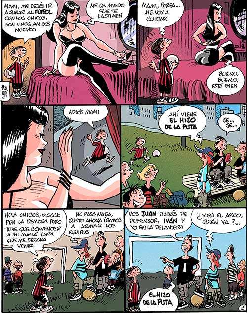 Página del cómic Clara de noche
