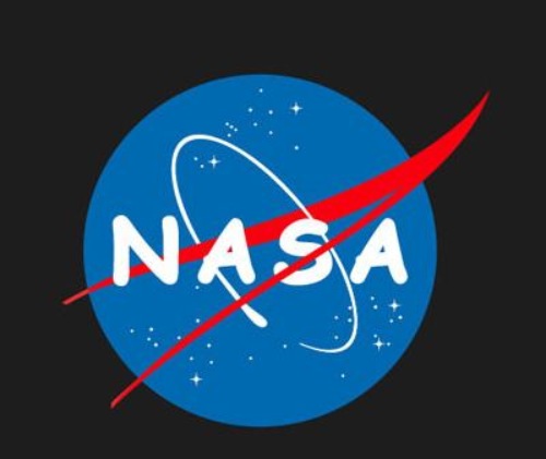 Comic Sans. Logo acutal de la Nasa. Versión con la  letra Comic Sans. 