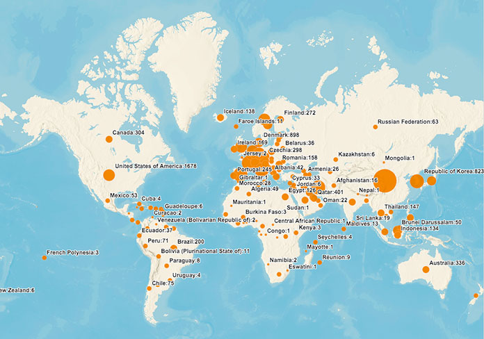 Covid-19 mapa mundial