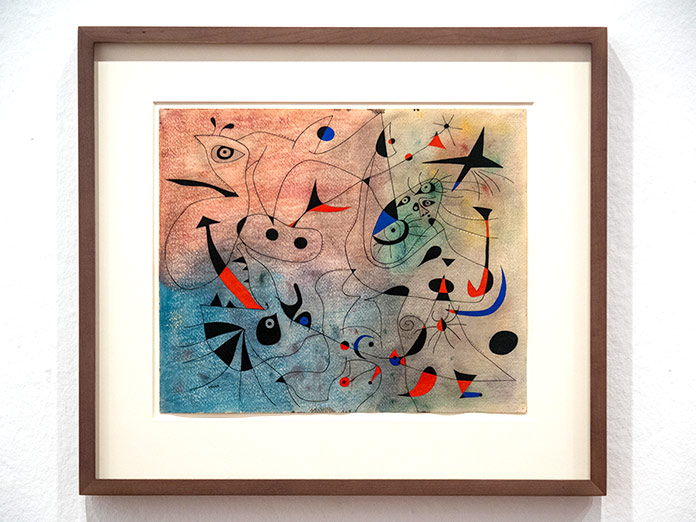 Cuadro La estrella matinal de Joan Miró