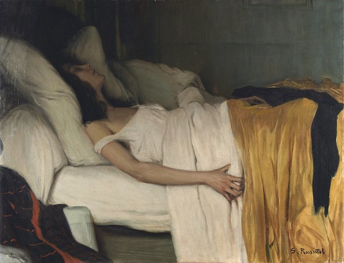 Cuadros modernistas. La Morfina, 1894. Santiago Rusiñol.