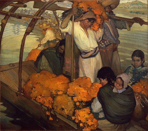 Cuadros modernistas. La ofrenda, 1913. Saturnino Herrán.