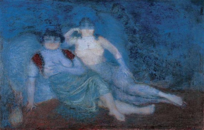 Cuadros modernistas. Mujeres en la cueva, 1920. Armando Reverón.