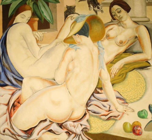 Cuadros modernistas. Mujeres indolentes, 1927. Alfredo Guttero.