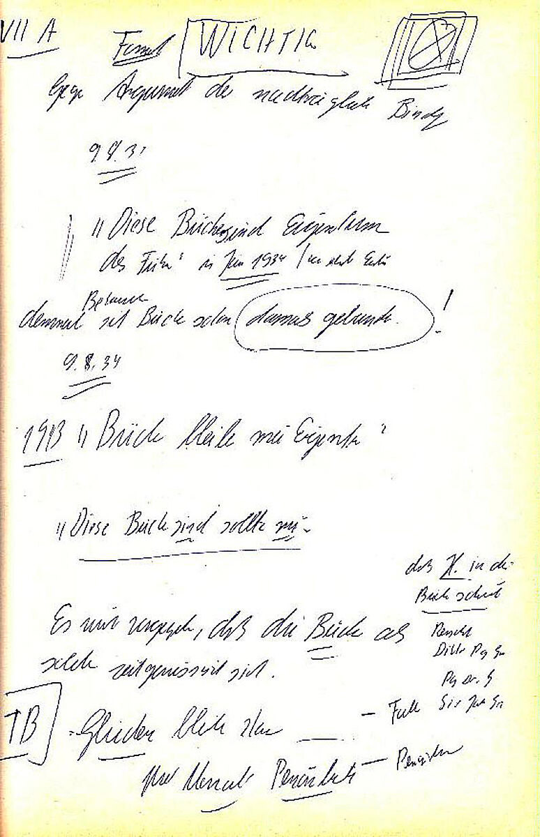 Notas sobre el examen archivístico y crítico textual de los volúmenes de los supuestos diarios de Hitler.