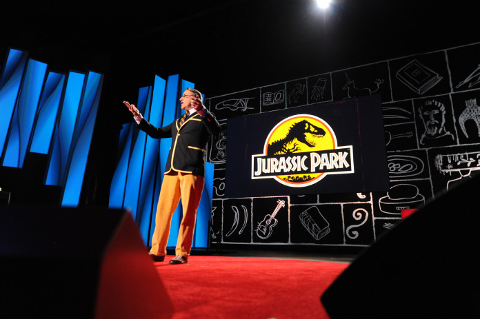Disenadores graficos famosos Charles Chip Kidd Logotipo de Jurassic Park