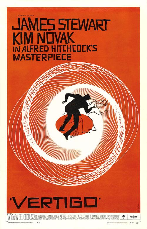 Disenadores graficos famosos Saul Bass Poster Pelicula Vertigo