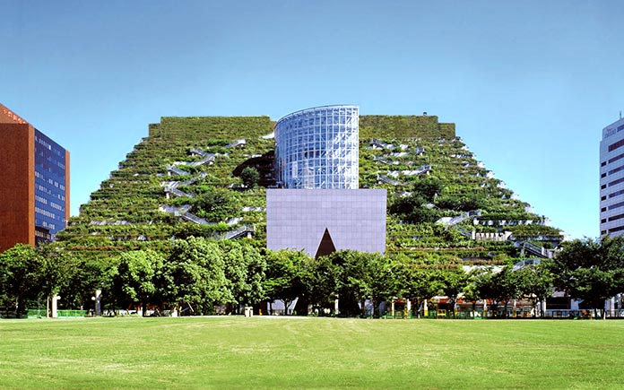 Edificios verdes - ACROS Fukuoka Prefectural International Hall