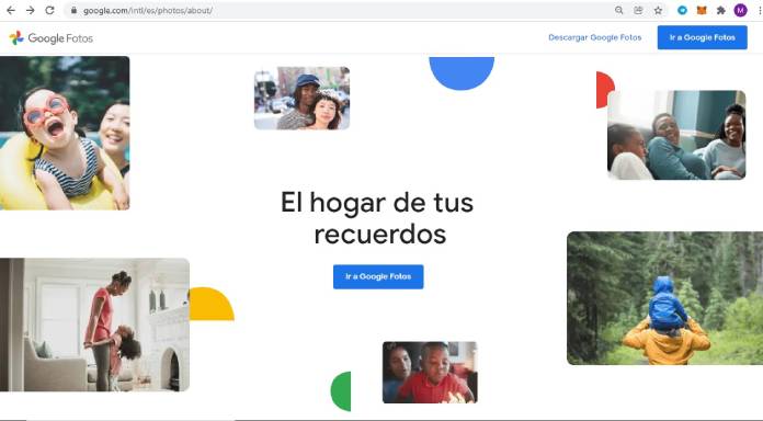 Ejemplos de software: Google Fotos