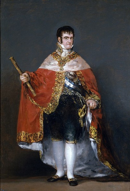 El siglo de las luces – Retrato de Fernando VII de España pintado por Goya.