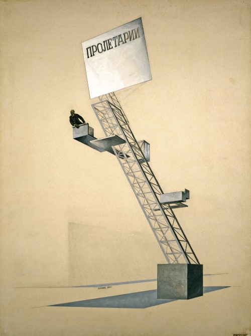 El_Lissitzky_Obras_Tribuna_ De_ Lenin_1920