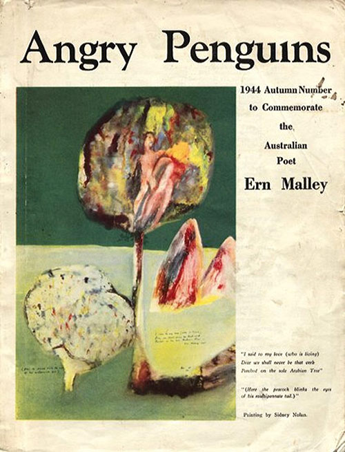 dición de otoño de 1944 de Angry Penguins dedicada a la poesía de Ern Malley.