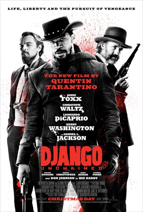 Cartel oficial de Django Sin Cadenas.