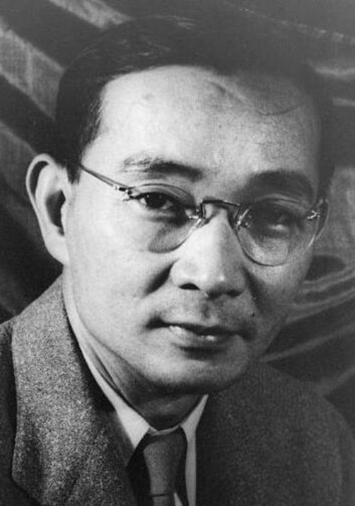 Retrato de Lin Yutang.