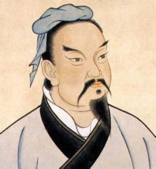 Retrato de Sun Tzu.