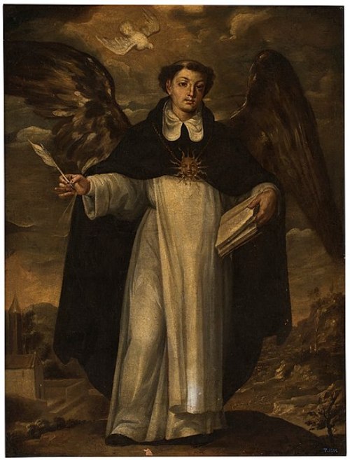 Filósofos cristianos. Santo Tomás de Aquino. Autor: José Risueño. Museo del Prado.