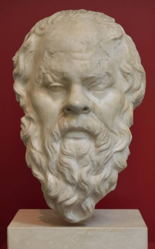 Filósofos antiguos: Imagen de Sócrates