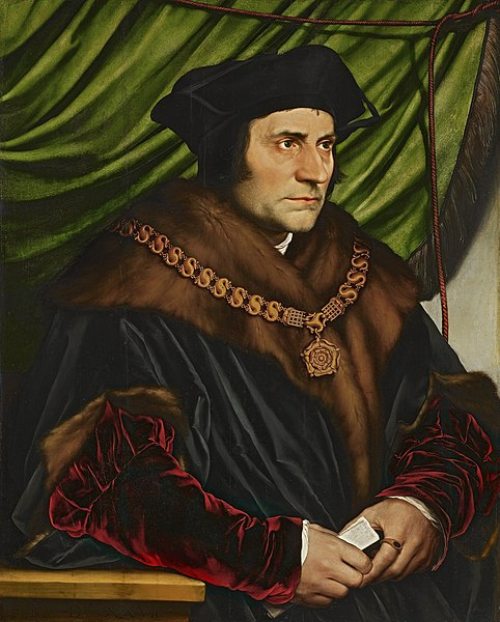Filósofos humanistas. Tomás Moro. 1527. Autor: Hans Holbein the Younger. The Frick Collection. Nueva York.