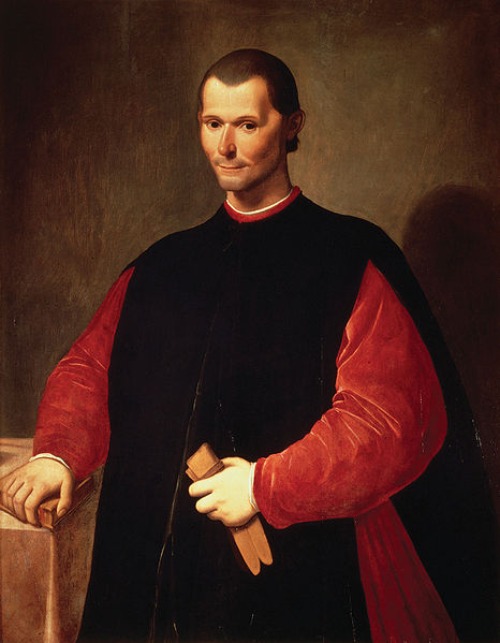 Filósofos italianos. Nicolás Maquiavelo. Autor: Santi di Tito. 1550-1600. Palacio Viejo, Florencia.