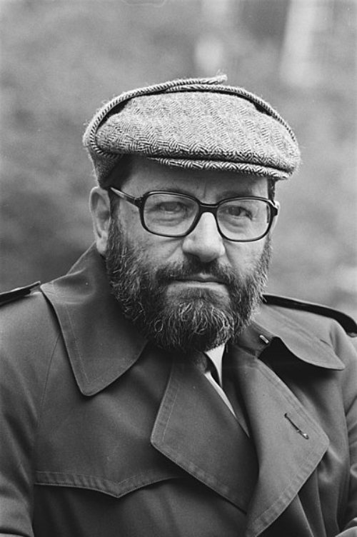 Filósofos italianos. Umberto Eco. 1984. Fotógrafo: Bogaerts Rob / Anefo.