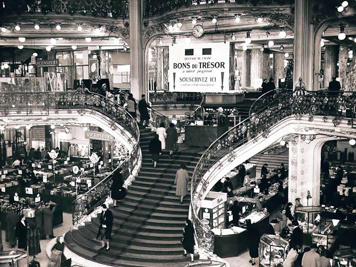 Las Galerías Lafayette, Boulevard Haussmann (Francia)