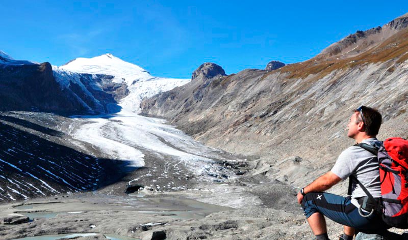 Glaciar Pasterze en Johannisberg