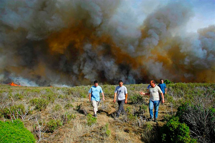 Incendio forestal en Guadalajara, 2005