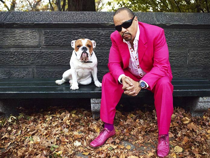 Ice-T con su bulldog Maximus